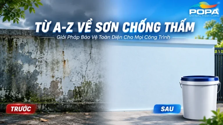 Từ A-Z Về Sơn Chống Thấm: Giải Pháp Bảo Vệ Toàn Diện Cho Mọi Bề Mặt Công Trình